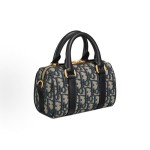 DIOR Groove 16 nano Detachable and adjustable shoulder strap zipper Oblique monogram single-shoulder crossbody handbag Mini Women\'s blue and black